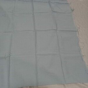 Pale blue brushed cotton fabric